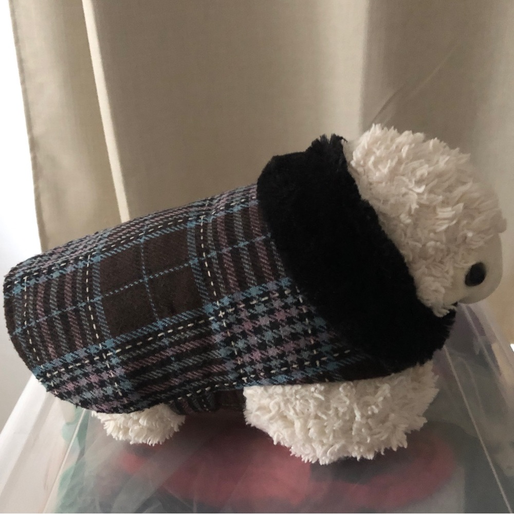 Small dog reversible coat jacket